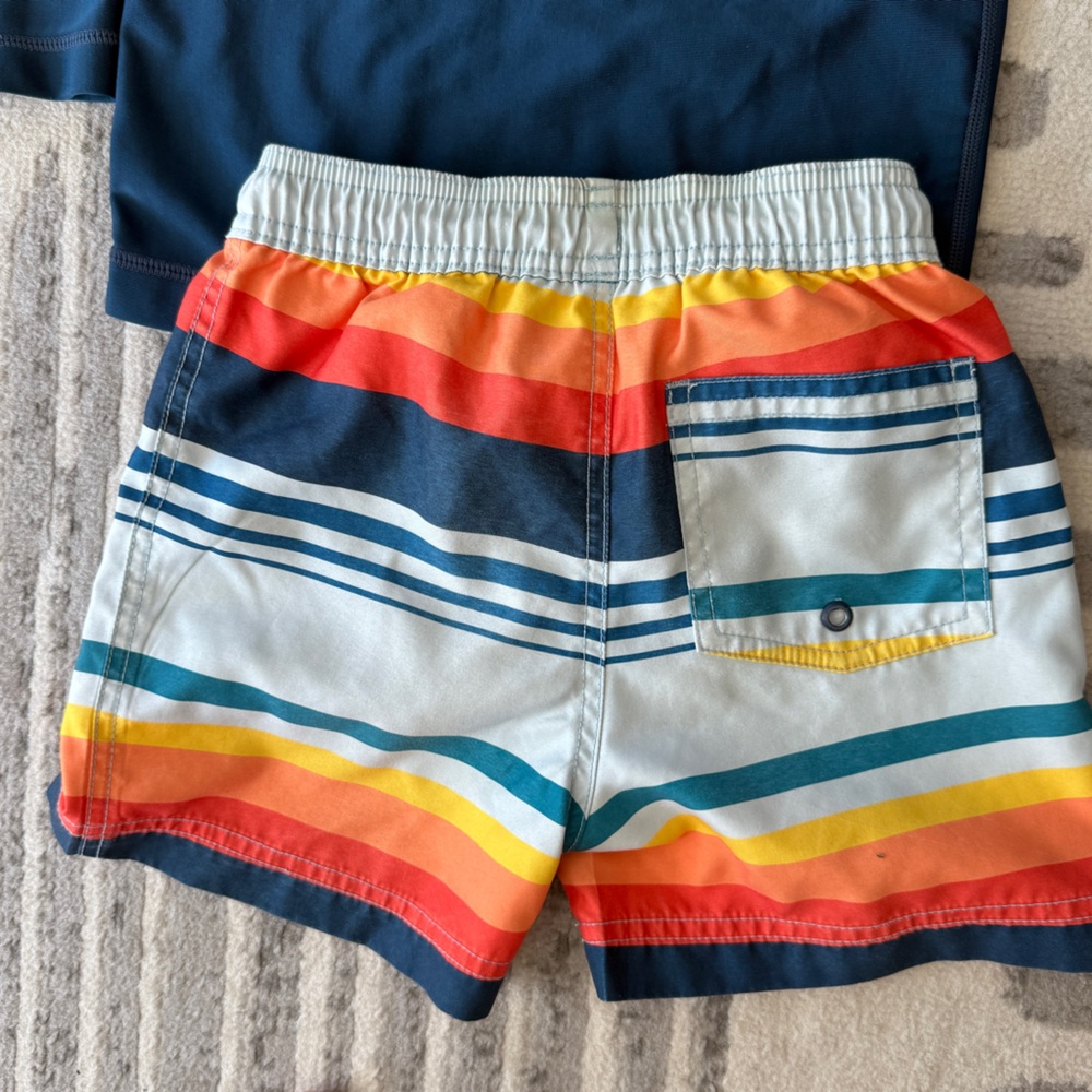 Tea Collection Rash Guard & Trunks - Picture 3 of 10